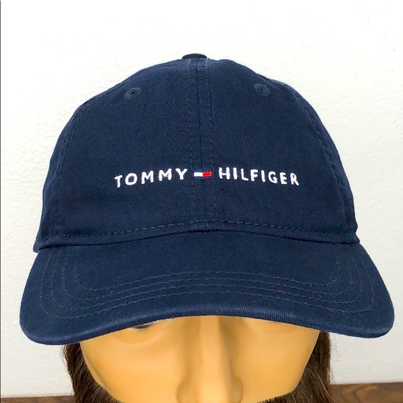 Tommy Hilfiger Other - Tommy Hilfiger Embroidered Leather StrapBack
